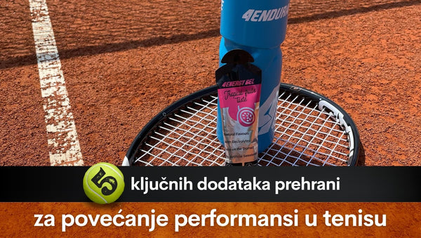 5 ključnih dodataka prehrani za povećanje performansi u tenisu