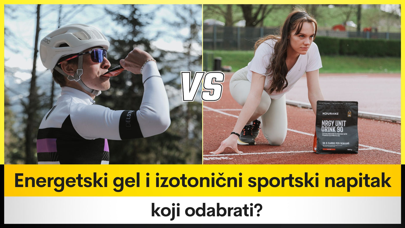 Energetski gel i izotonični sportski napitak — koji odabrati?