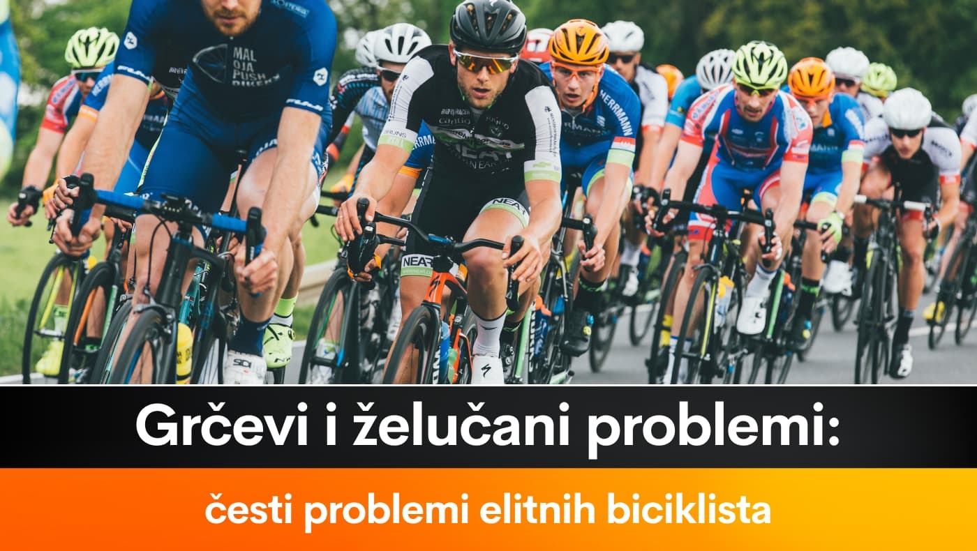 Grčevi i želučani problemi: česti problemi elitnih biciklista