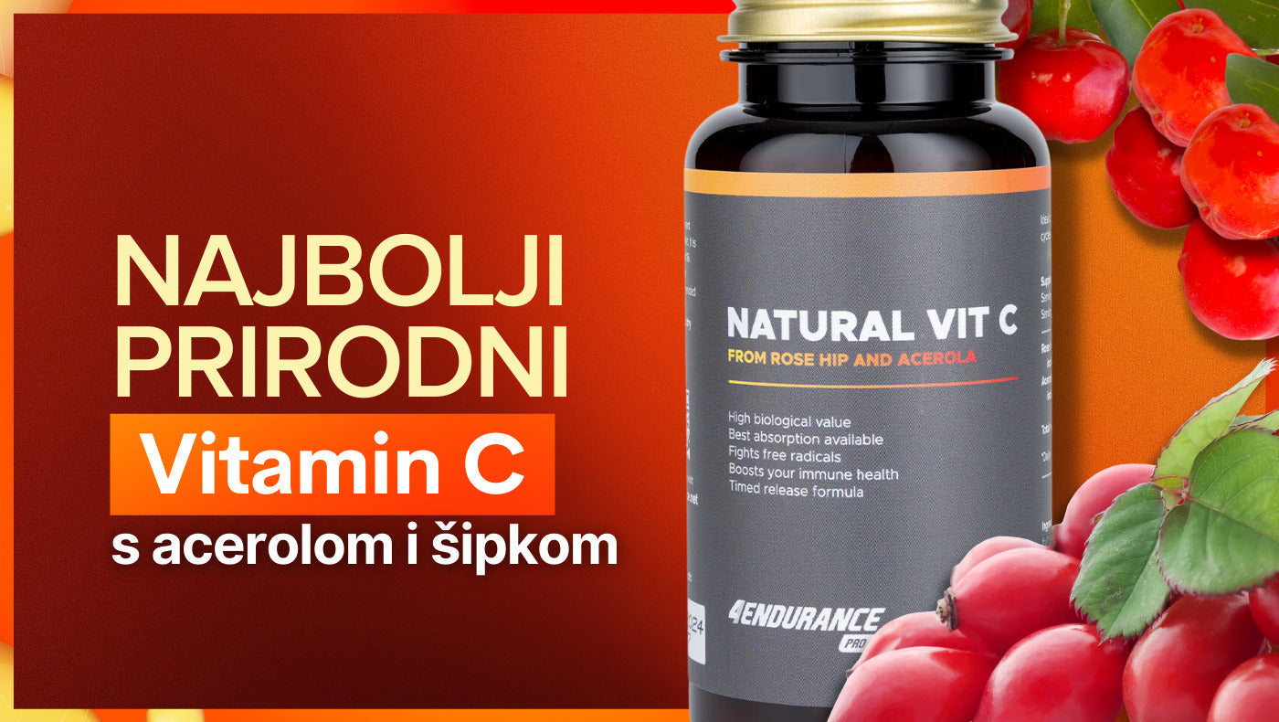 Najbolji prirodni vitamin C s acerolom i šipkom