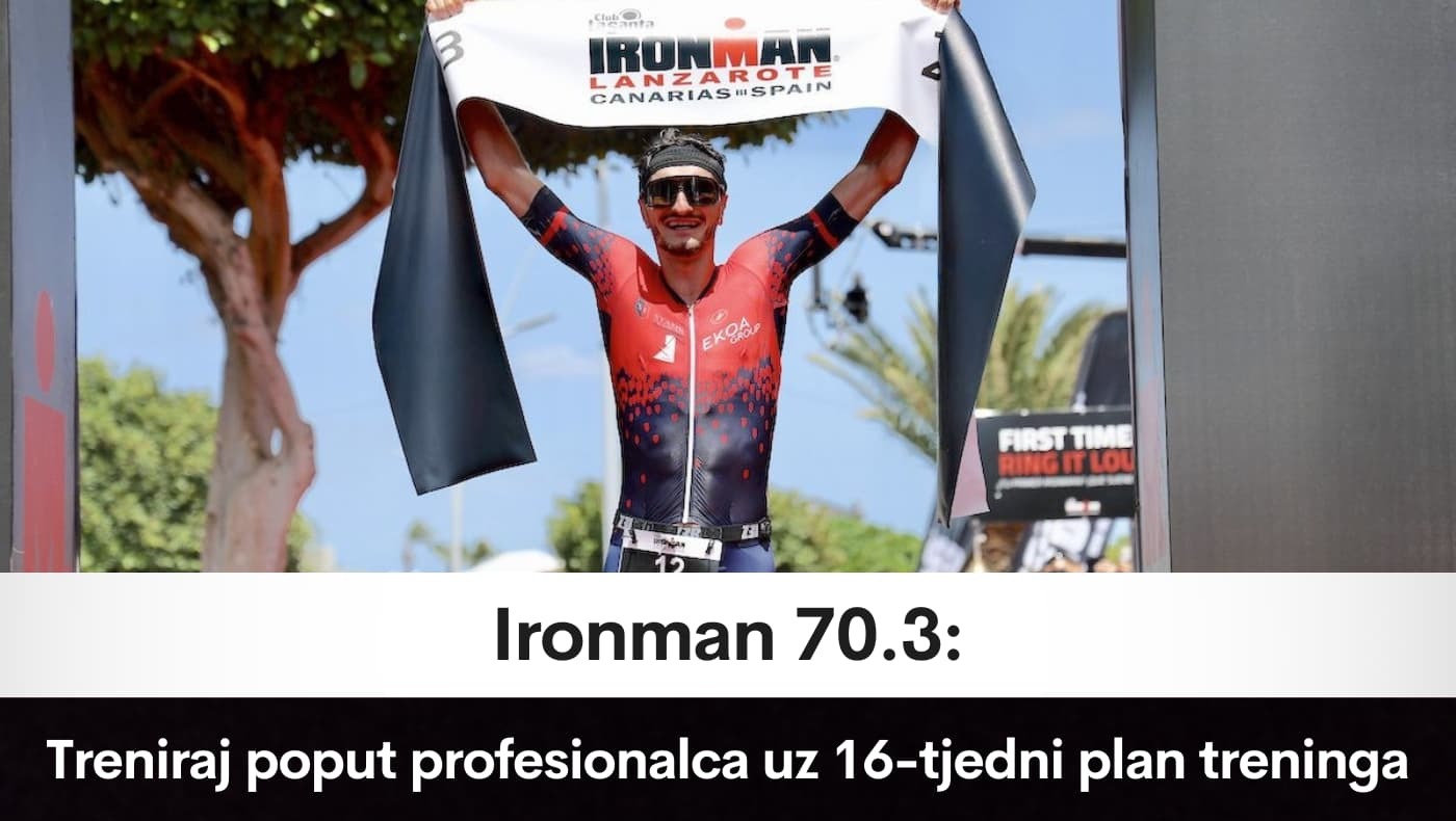 Ironman 70.3: treniraj poput profesionalca uz 16-tjedni plan treninga