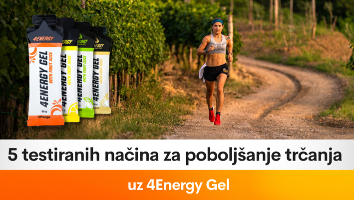 5 testiranih načina za poboljšanje trčanja uz 4Energy Gel