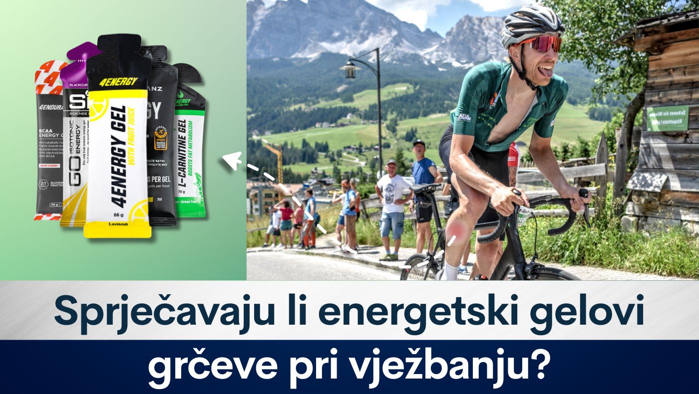 Sprječavaju li energetski gelovi grčeve mišića tijekom vježbanja?