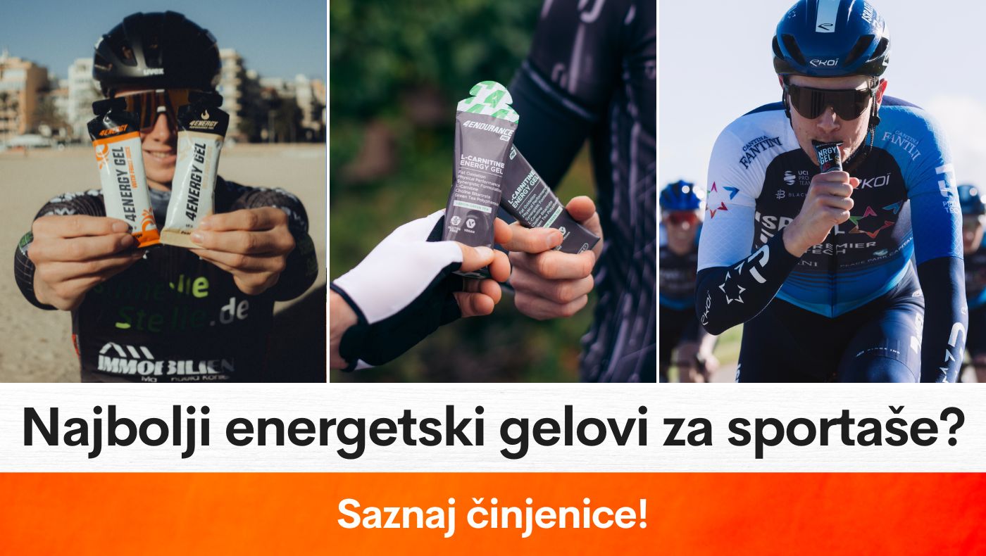Najbolji energetski gelovi za sportaše? Saznaj činjenice!