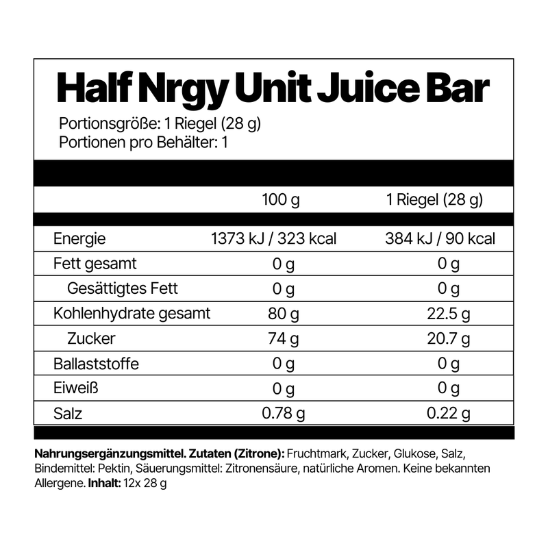 Half Nrgy Unit Juice Bar Box (netiskan)⚡️