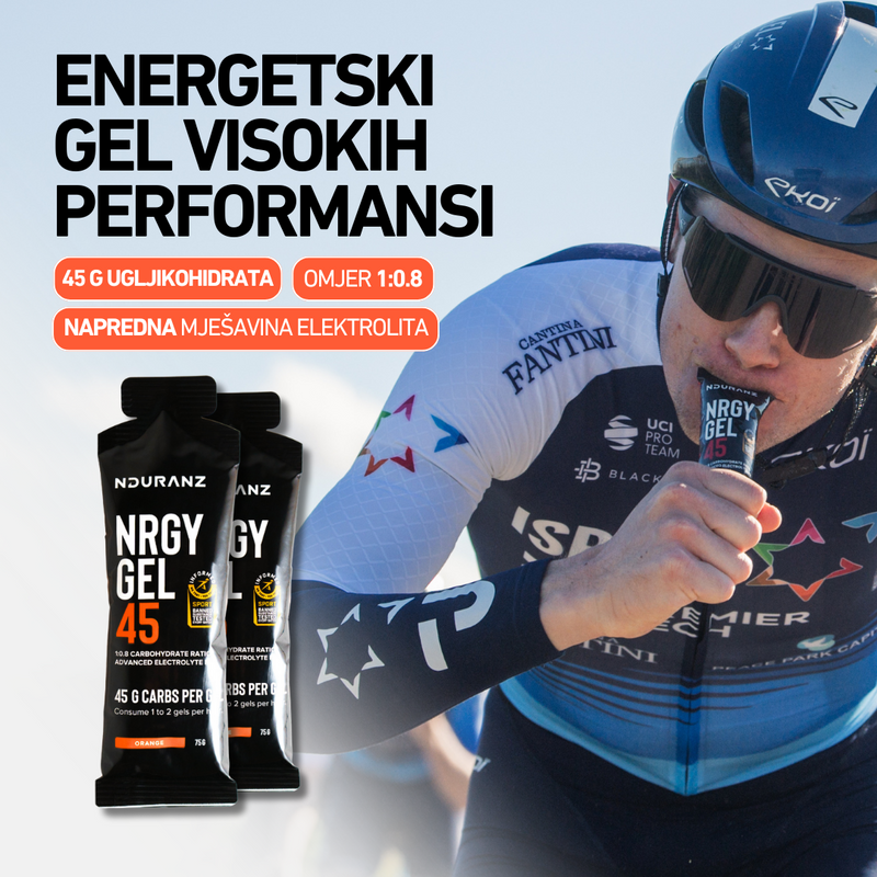 Nrgy Gel 45 (bočica za višekratno punjenje) + Flask za gel GRATIS