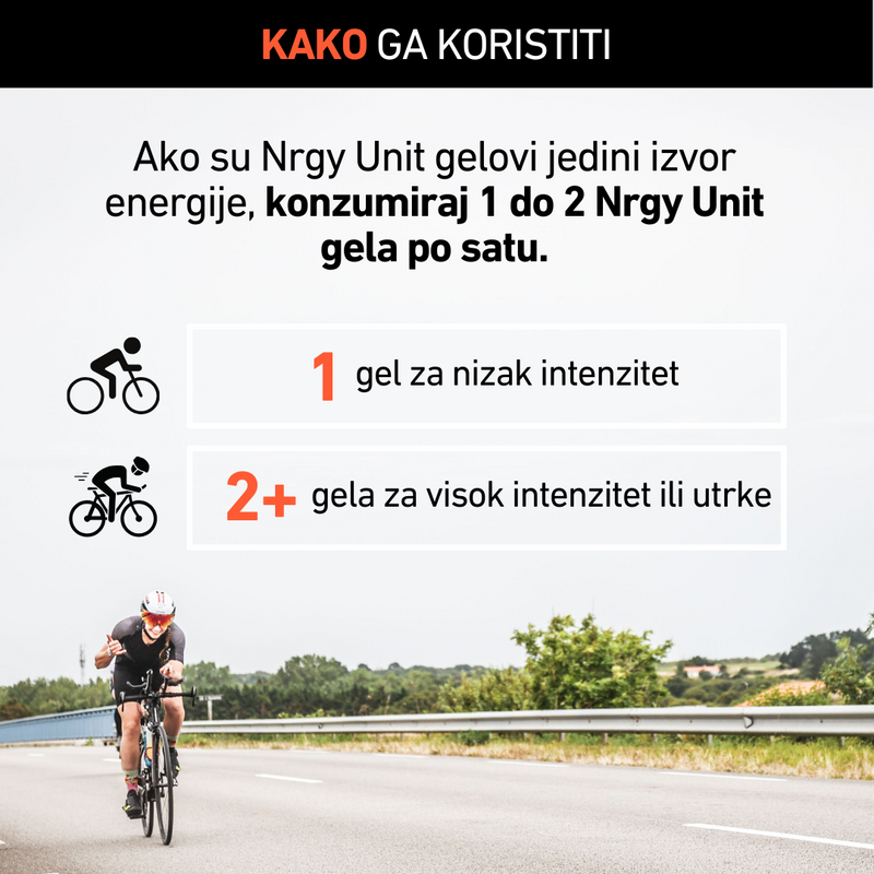 Nrgy Gel 45 (bočica za višekratno punjenje) + Flask za gel GRATIS