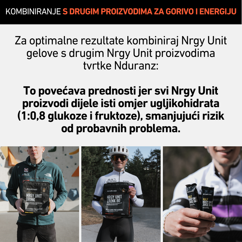 Nrgy Gel 45 (bočica za višekratno punjenje) + Flask za gel GRATIS