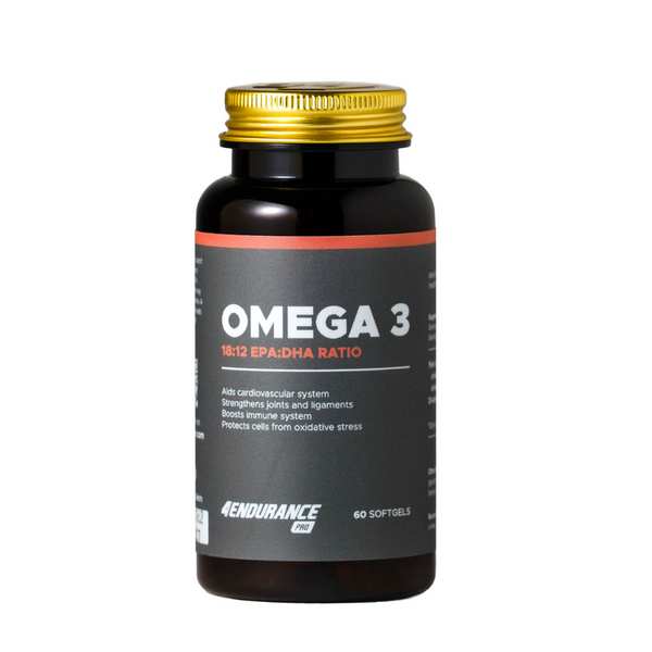 Omega-3 od 4Endurance Pro - visokokvalitetni dodatak ribljeg ulja s 2000 mg omega-3 masnih kiselina, uključujući EPA, DHA i vitamin E, za zdravlje srca, funkciju mozga i zaštitu stanica.