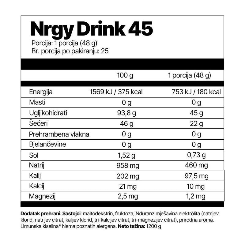Nrgy Drink 45